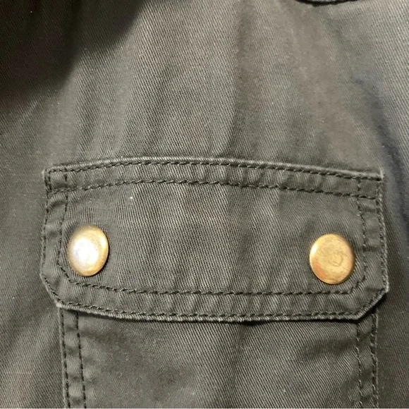 J Crew Relaxed Boyfriend Field Jacket Olive L - Picture 9 of 10